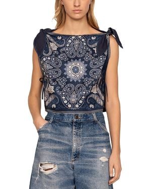 Sea Emelina Printed Top - Blue