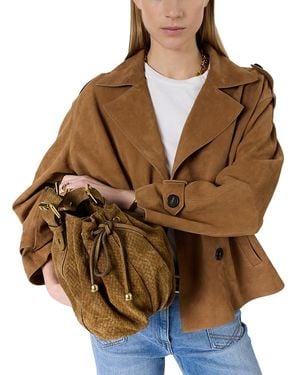 Gerard Darel Tamy Suede Jacket - Brown