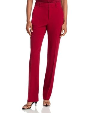 Cinq À Sept Kerry Slim Straight Leg Pants - Red