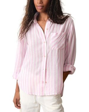 Marine Layer Jane Relaxed Shirt - Pink