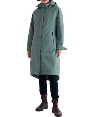 Seasalt Cornwall Janelle Waterproof Hooded Raincoat - Blue