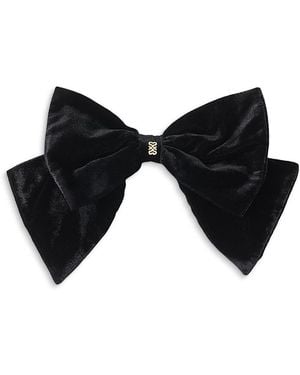 Sandro Velvet Bow Barrette - Black