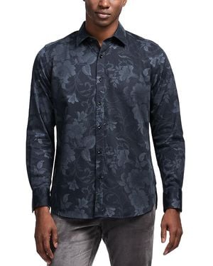 Robert Graham Barnsworth Cotton Button Down Shirt - Blue
