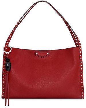 Rebecca Minkoff Dylan Medium Leather Shoulder Bag - Red