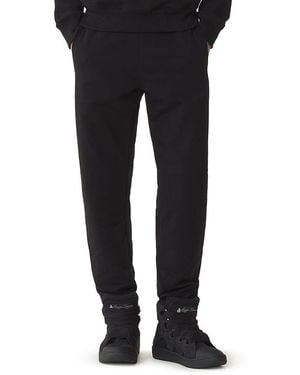 Lanvin Ribbon Cotton Jogging Pants - Black