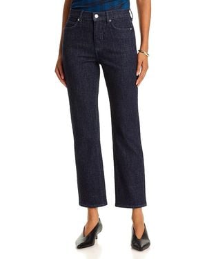Veronica Beard Milla High Rise Slim Ankle Straight Jeans - Blue