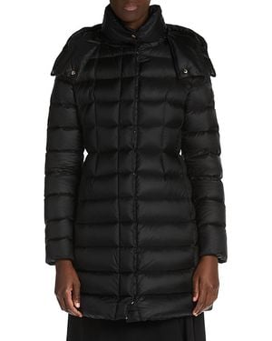 Moncler Hirmas Down Long Puffer Coat - Black