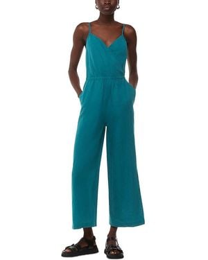 Whistles Wrap Front Jumpsuit - Blue