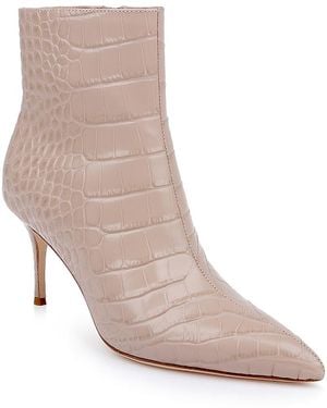 L'Agence Houston Ii Leather Pointed Boots - Brown