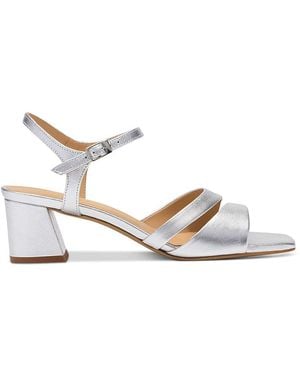 Whistles Cutout Block Heel Sandals - White