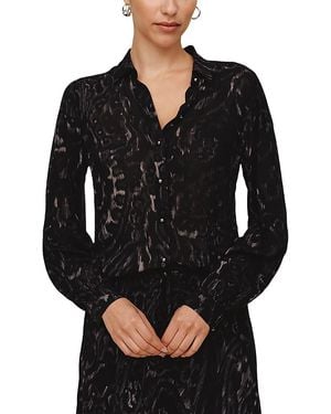 Bella Dahl Printed Shirt - Black