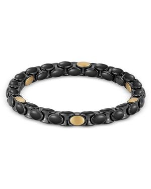 Demeglio 18K & Ceramic Anacondino Bracelet - Black