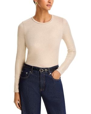 Majestic Filatures Metallic Fitted Top - Blue