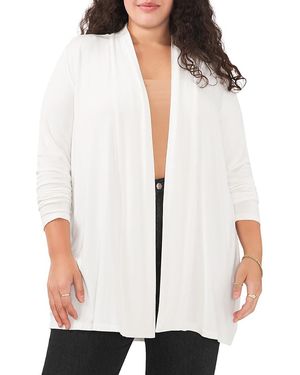 Vince Camuto Signature Vince Camuto Open Front Cardigan - White