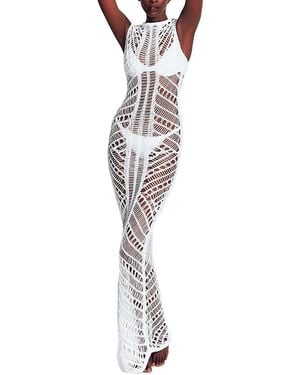 Moeva Luna Cover Up Maxi Dress Resortwear - Metallic