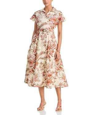 Cara Cara Sawyer Belted Midi Dress - Pink