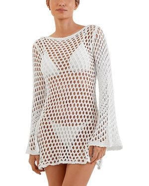 ViX Vix Belle Mini Dress Swim Cover-Up - White