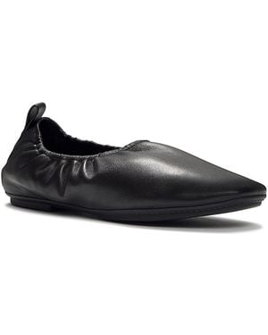 Fitflop Delicato Poise Leather Ballet Flats - Black
