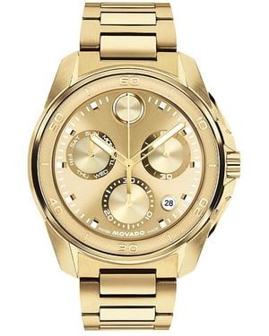 Movado Bold Verso Chronograph, 44Mm - Metallic