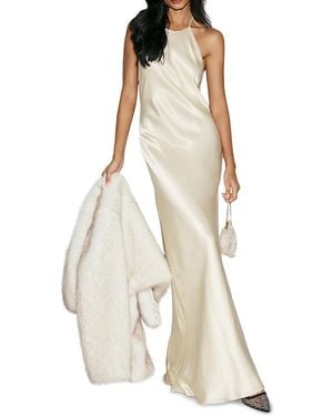 Reformation Jeany Silk Dress - Natural