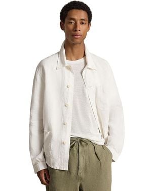 Polo Ralph Lauren Linen Utility Jacket - Natural