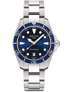 Certina Ds Action Gent Watch, 40Mm - Blue