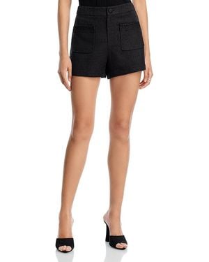 Aqua Tweed Shorts - Black
