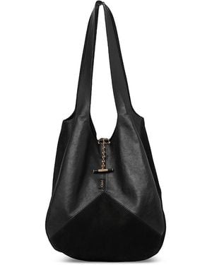 Chloé Balloon Suede Hobo Bag - Black