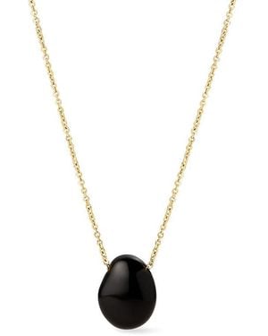 Ana Luisa Pendant Pebble Mini Necklace - White