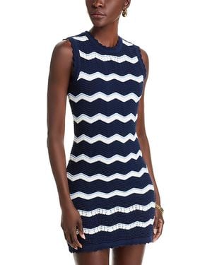 Veronica Beard Templeton Knit Dress - Blue
