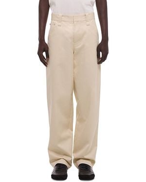 Helmut Lang Relaxed Fit Chino Pants - Natural