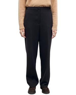 Gerard Darel Mili Midi Rise Straight Leg Pants - Black