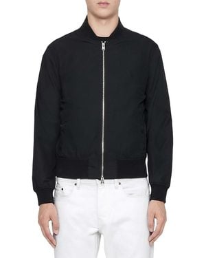 AllSaints Abbot Cotton Blend Bomber Jacket - Black