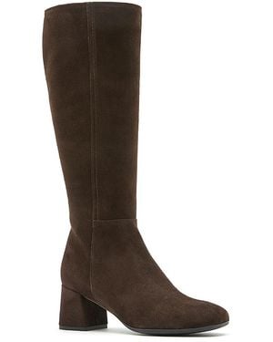 La Canadienne Jaxson City Dry Suede Tall Boots - Brown