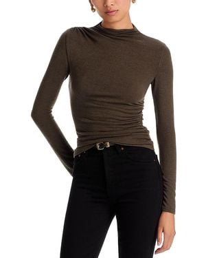 Rails Joelle Mock Neck Top - Black