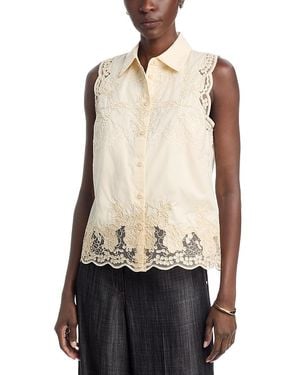 Tahari The Ivy Lace Blouse - Multicolor