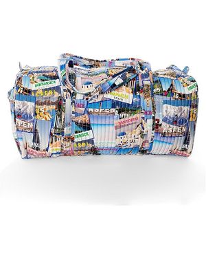 Sunshine Society World Traveler Weekender Duffle - Blue