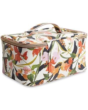 Ted Baker Lousii Floral Printed Top Handle Washbag - White