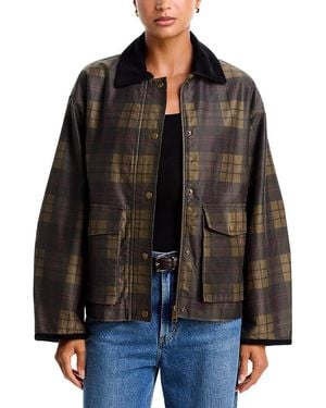 Aqua Cropped Barn Jacket - Black