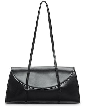 Reformation Elena Medium Leather Shoulder Bag - Black