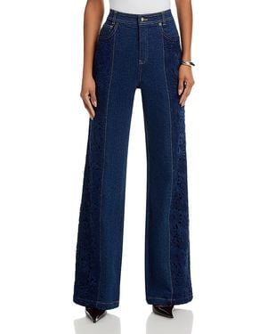 Cinq À Sept Lace Combo Francine Jeans - Blue