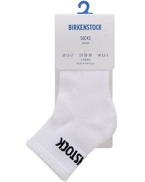 Birkenstock Cotton Crew Socks, Pack Of 2 - White