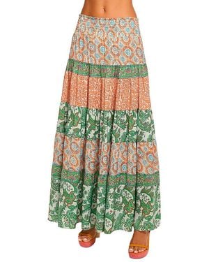 Ramy Brook Dorotha Maxi Skirt - Green