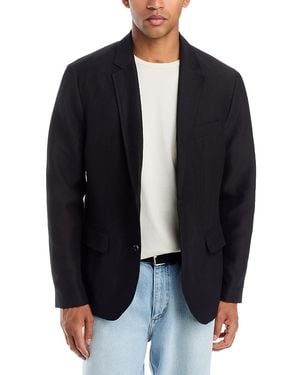 Rag & Bone Skeleton Linen Blazer - Black