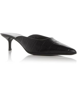 STAUD Sebastian Mule Pumps - Black