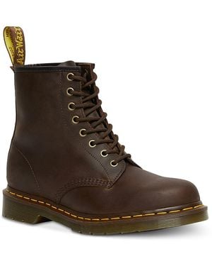 Dr. Martens 1460 Crazy Horse Leather Boots - Brown