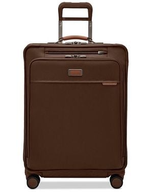 Briggs & Riley Medium Expandable Spinner Suitcase - Brown