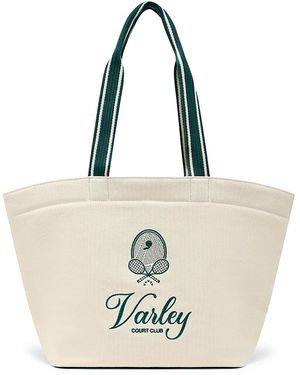 Varley Robinson Canvas Club Tote Bag - White