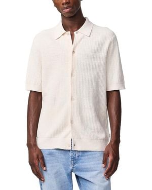 NN07 Nolan Polo Cardigan - White