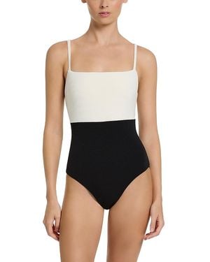 Jets by Jessika Allen Minimal Tank One Piece Swimsuit - Black